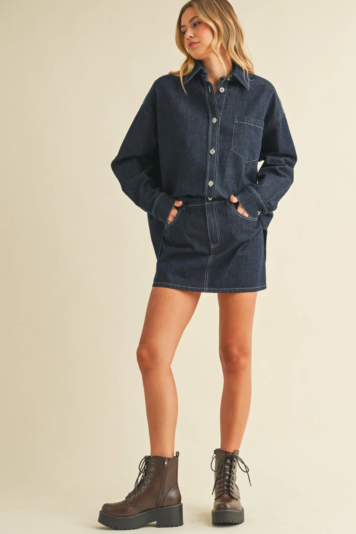 Scarlett Denim Mini Skirt