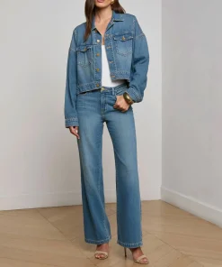 Scottie High Rise Wide Leg Jeans