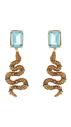 Snake Drop Earring
