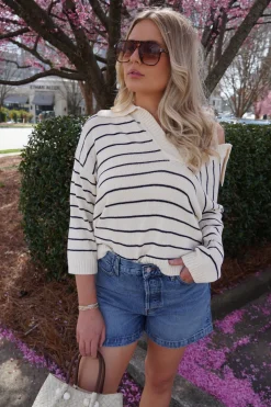 Striped Easy Pullover