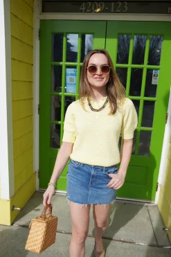 The Ditcher Mini Fray Skirt