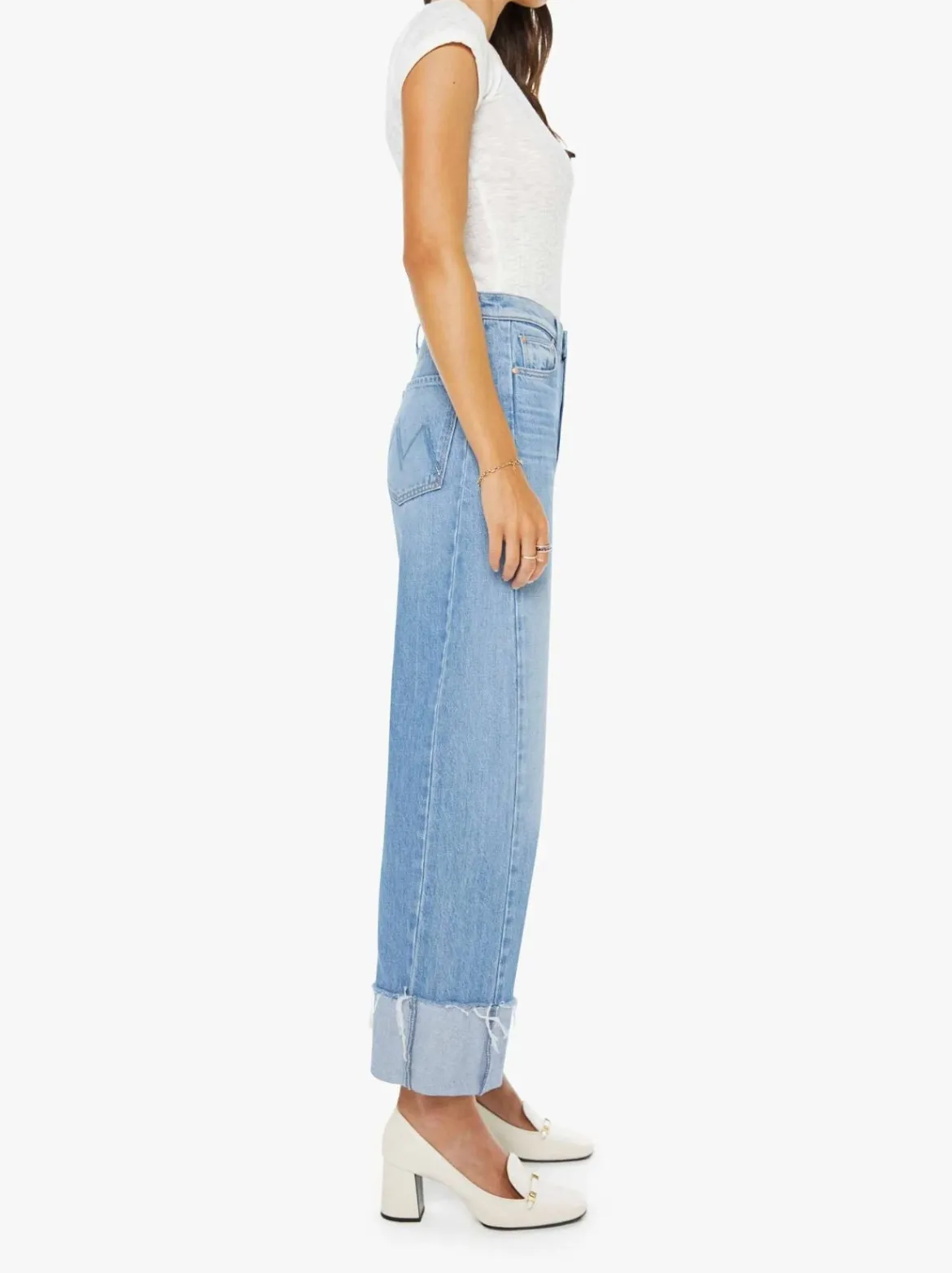 The Half Pipe Ankle Cuff Fray Jeans