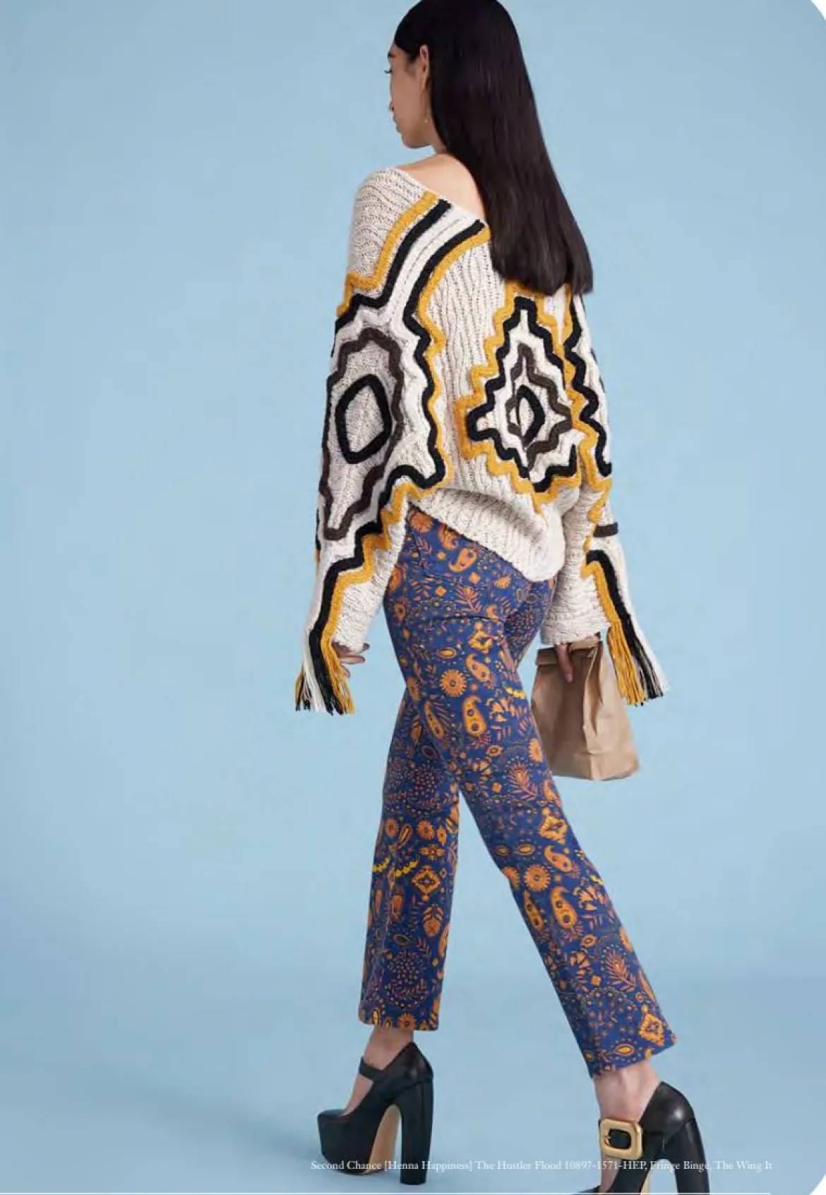 The Hustler Flood Jeans in Henna Happiness