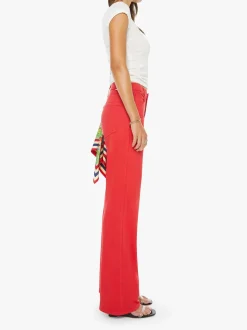 The Kick It Jeans in Tango Red