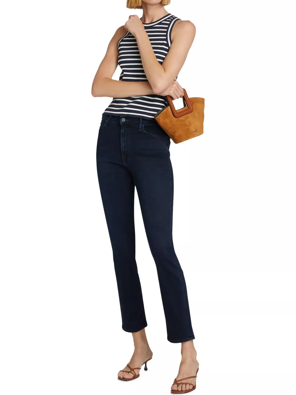 The Mid Rise Dazzler Ankle Jeans in Chip On My Shoulder