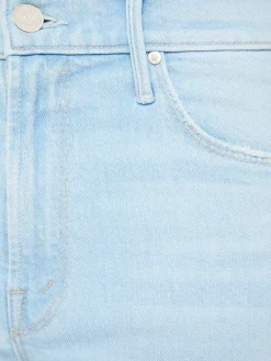 The Mid Rise Dazzler Crop Fray Jeans