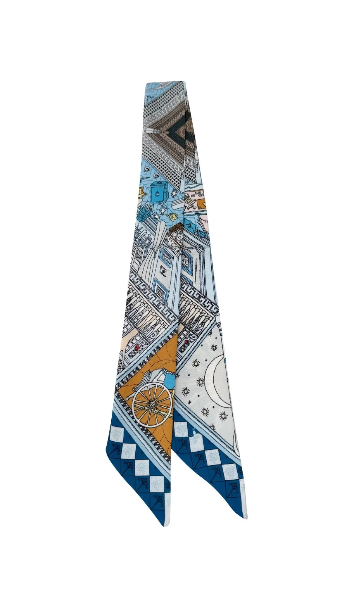 Twilly Scarf Blue