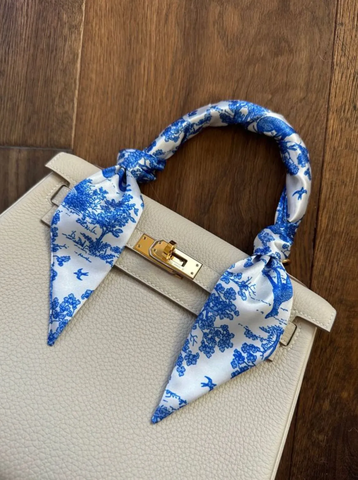 Twilly Scarf Blue