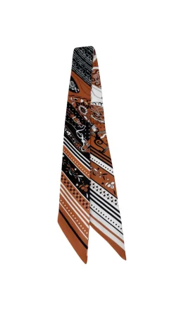Twilly Scarf Brown