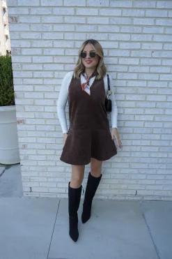 Twilly Scarf Brown