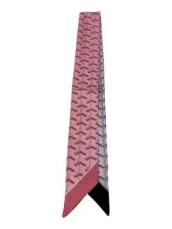 Twilly Scarf Pink/Black