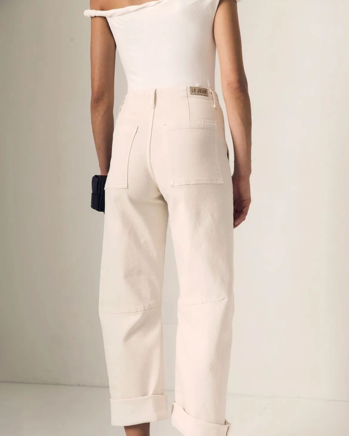 Utility Soft Barrel Jeans With Cuff